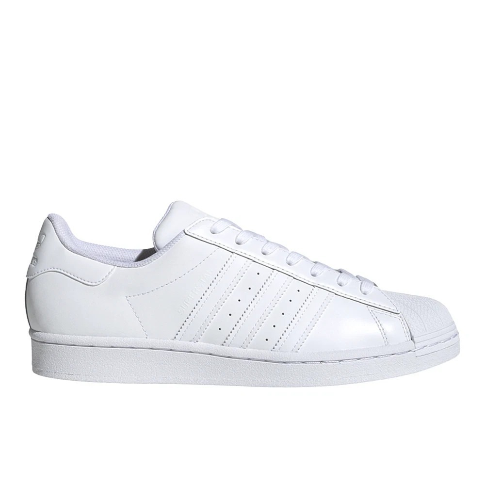 adidas Superstar Mens White Sneakers Casual Shoes EG4960 Size 8.5 NEW